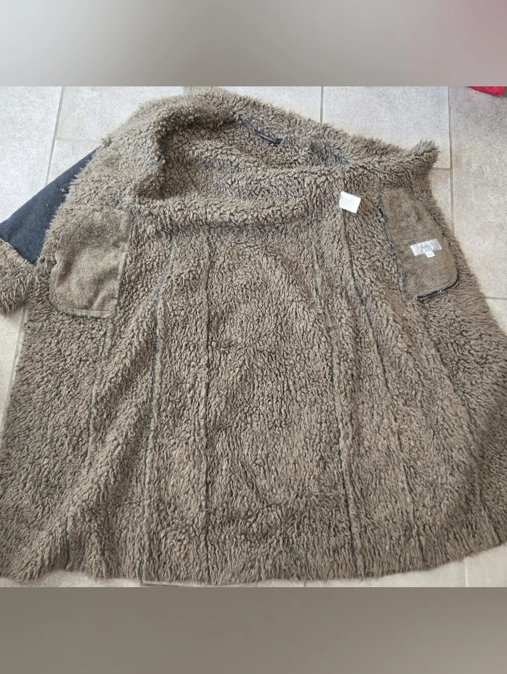 Next Denim Afghan Coat UK Sz 12 Penny Lane